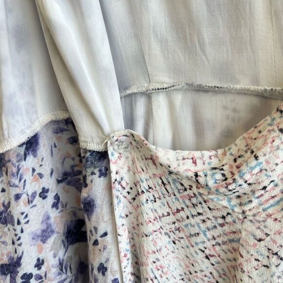 L Space Maria Techno Garden Floral Tie Romper Swim Cover Up Women’s Medium - Picture 6 of 12